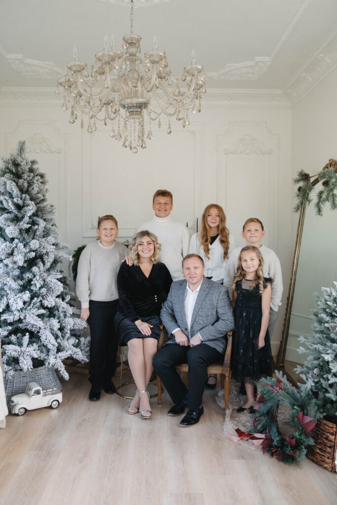 elegant holiday studio photo